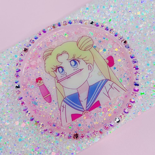 Sailor Moon Rhinestone Trinket Tray "A"